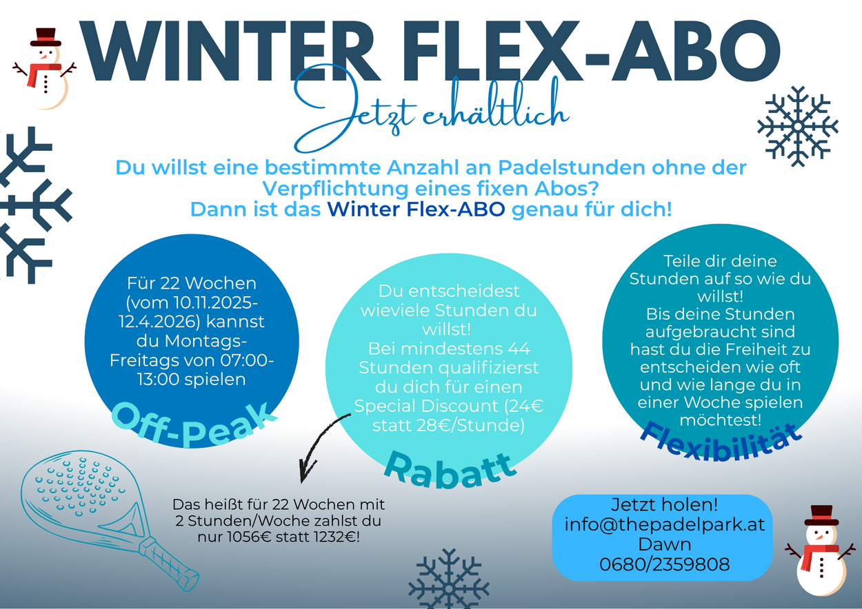 Winter Flex-ABO jetzt erhältlich!