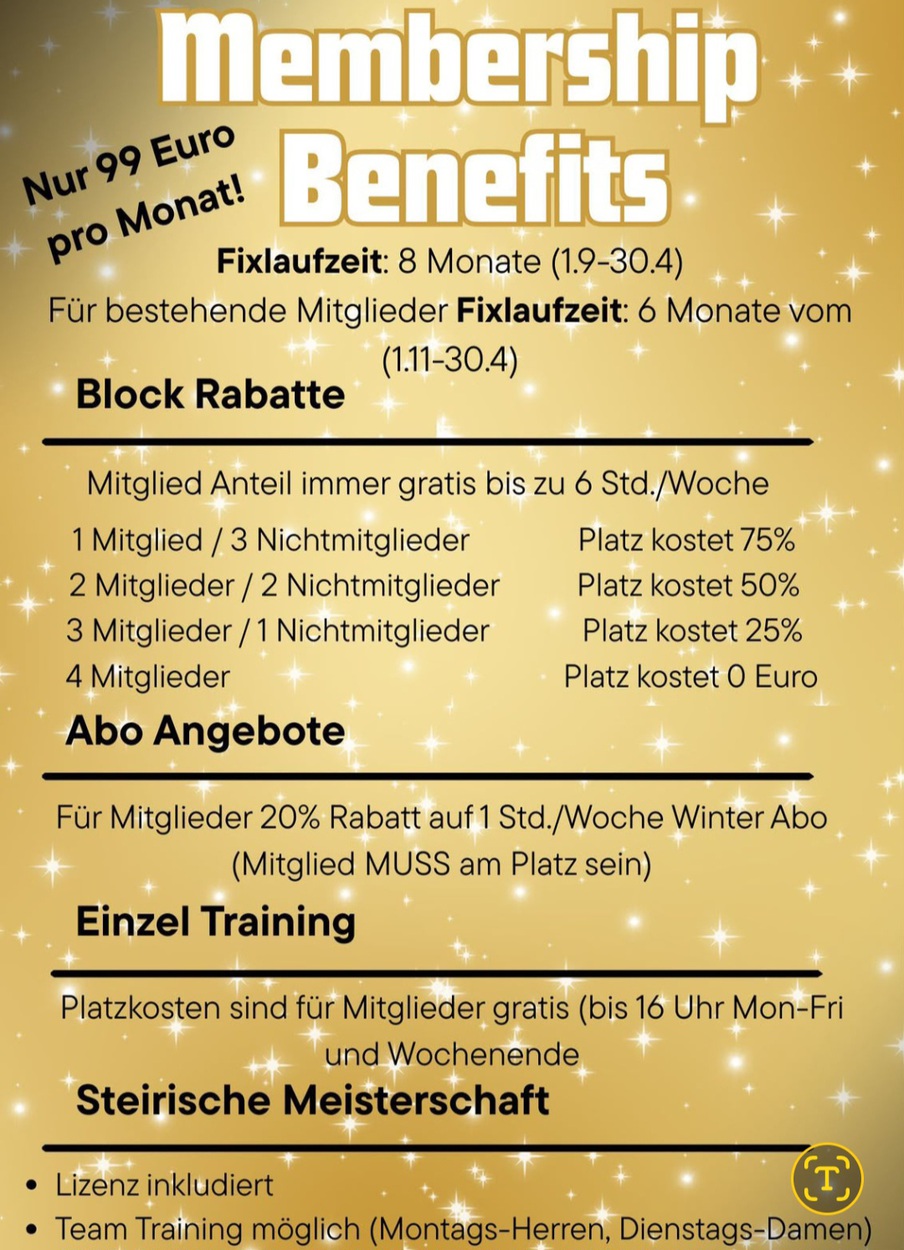 Winter Membership Benefits